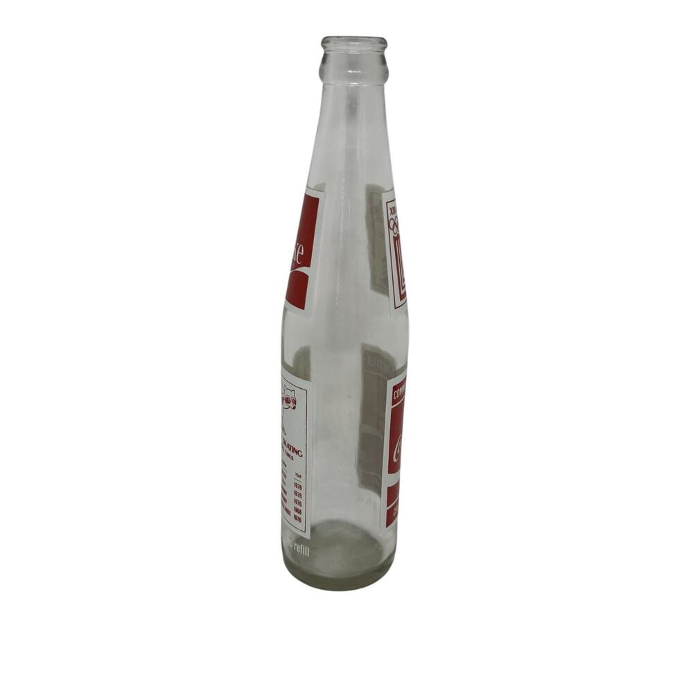 Coca-Cola Bottle 1980 Lake Placid XIII Winter Olympic Games Men’s Speedskating - Picture 11 of 14